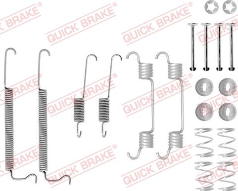 QUICK BRAKE 1050849 - Set accesorii, sabot de frana aaoparts.ro