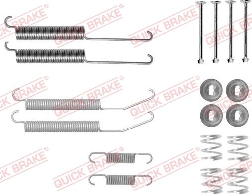 QUICK BRAKE 1050845 - Set accesorii, sabot de frana aaoparts.ro