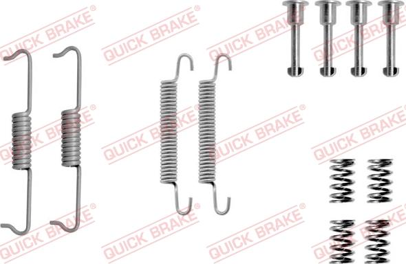 QUICK BRAKE 1050841 - Set accesorii, saboti frana parcare aaoparts.ro