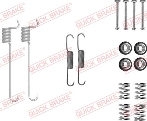 QUICK BRAKE 1050848 - Set accesorii, saboti frana parcare aaoparts.ro