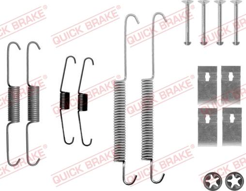 QUICK BRAKE 1050842 - Set accesorii, sabot de frana aaoparts.ro