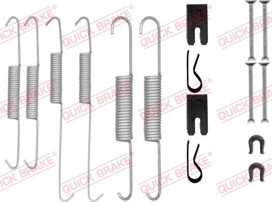 QUICK BRAKE 105-0854 - Set accesorii, sabot de frana aaoparts.ro