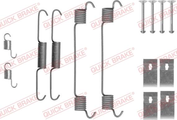 QUICK BRAKE 1050860 - Set accesorii, sabot de frana aaoparts.ro