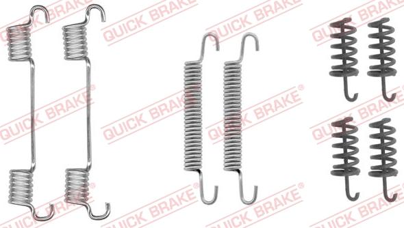 QUICK BRAKE 1050868 - Set accesorii, saboti frana parcare aaoparts.ro