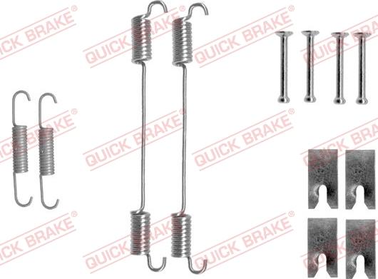 QUICK BRAKE 1050862 - Set accesorii, sabot de frana aaoparts.ro