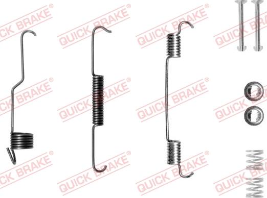 QUICK BRAKE 105-0804-1R - Set accesorii, sabot de frana aaoparts.ro