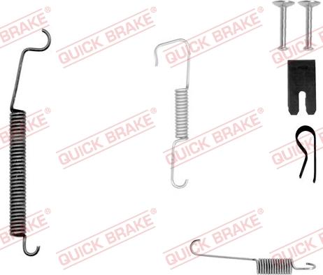 QUICK BRAKE 105-0805-1 - Set accesorii, sabot de frana aaoparts.ro