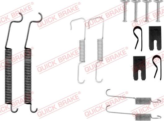 QUICK BRAKE 1050805 - Set accesorii, sabot de frana aaoparts.ro