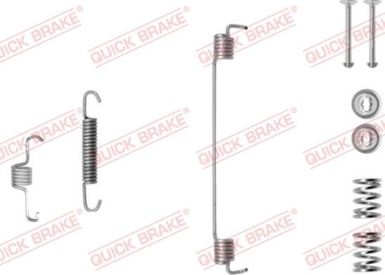 QUICK BRAKE 10508191R - Set accesorii, sabot de frana aaoparts.ro