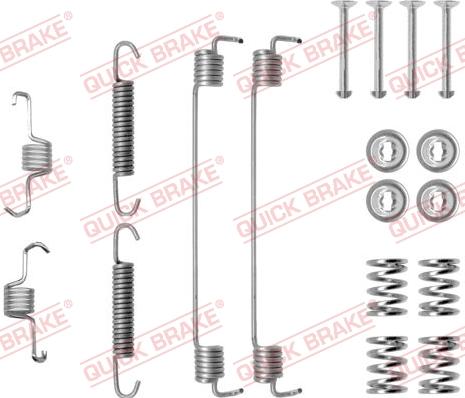 QUICK BRAKE 105-0819 - Set accesorii, sabot de frana aaoparts.ro