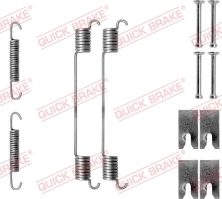 QUICK BRAKE 1050814 - Set accesorii, sabot de frana aaoparts.ro