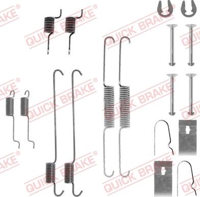 QUICK BRAKE 1050815 - Set accesorii, sabot de frana aaoparts.ro