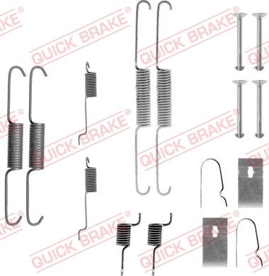 QUICK BRAKE 1050811 - Set accesorii, sabot de frana aaoparts.ro