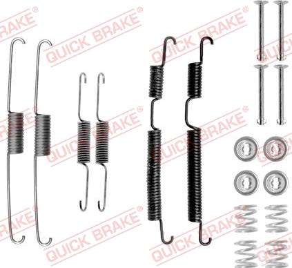 QUICK BRAKE 105-0813 - Set accesorii, sabot de frana aaoparts.ro