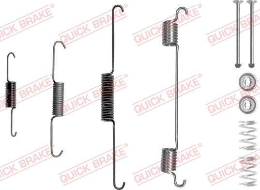 QUICK BRAKE 105-0817-1 - Set accesorii, sabot de frana aaoparts.ro