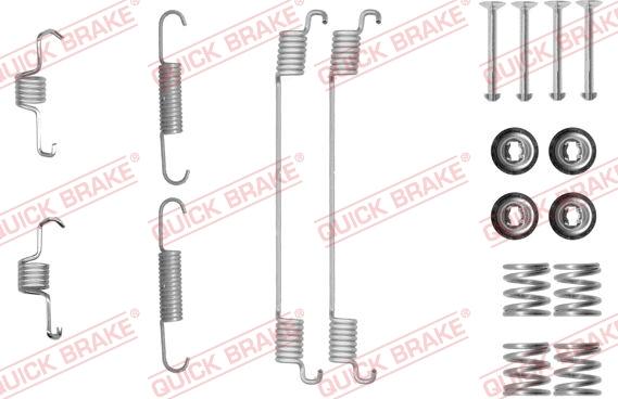 QUICK BRAKE 105-0889 - Set accesorii, sabot de frana aaoparts.ro