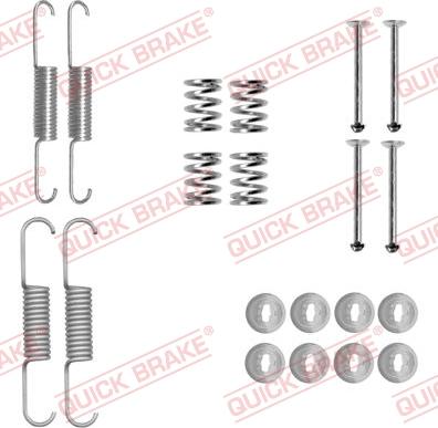 QUICK BRAKE 1050880 - Set accesorii, saboti frana parcare aaoparts.ro