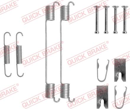 QUICK BRAKE 1050883 - Set accesorii, sabot de frana aaoparts.ro