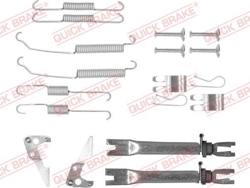 QUICK BRAKE 105-0882S - Set accesorii, sabot de frana aaoparts.ro