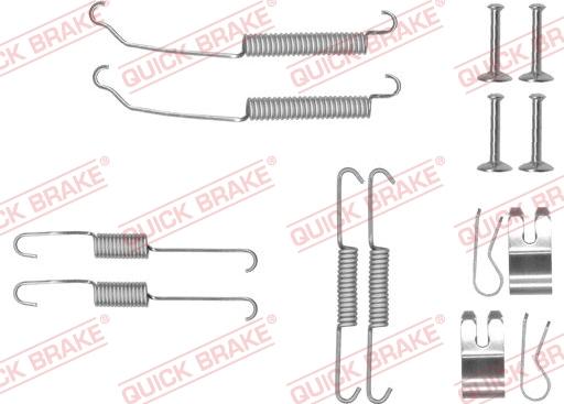 QUICK BRAKE 1050882 - Set accesorii, sabot de frana aaoparts.ro