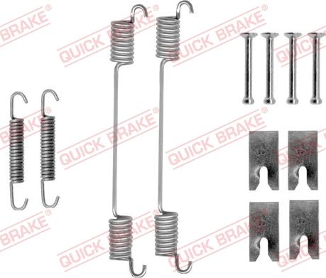 QUICK BRAKE 1050836 - Set accesorii, sabot de frana aaoparts.ro