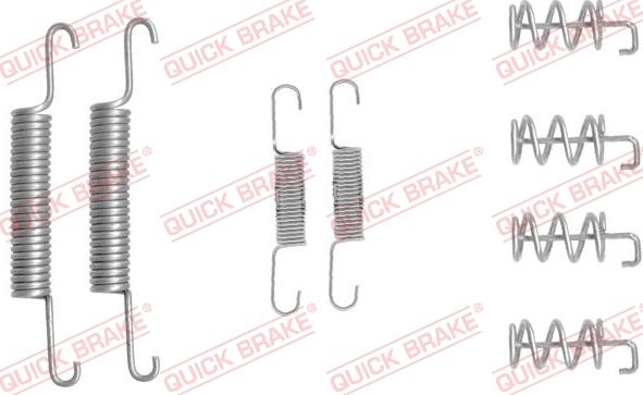 QUICK BRAKE 1050831 - Set accesorii, saboti frana parcare aaoparts.ro