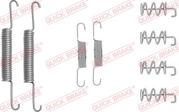 QUICK BRAKE 1050832 - Set accesorii, saboti frana parcare aaoparts.ro