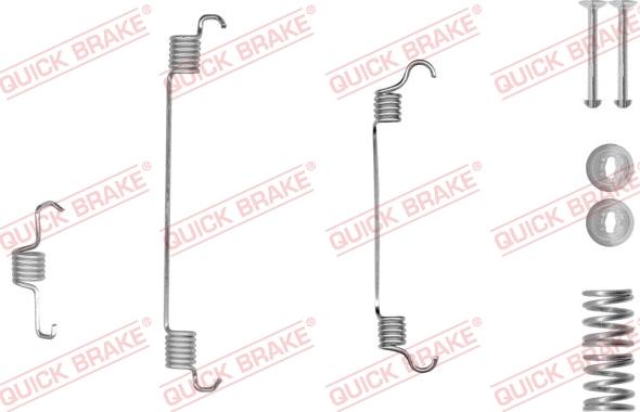 QUICK BRAKE 10508201R - Set accesorii, sabot de frana aaoparts.ro