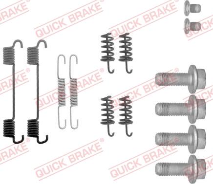 QUICK BRAKE 1050878 - Set accesorii, saboti frana parcare aaoparts.ro