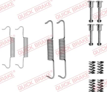 QUICK BRAKE 1050877 - Set accesorii, saboti frana parcare aaoparts.ro