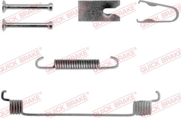QUICK BRAKE 105-0794-1L - Set accesorii, sabot de frana aaoparts.ro