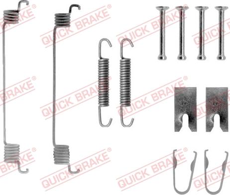 QUICK BRAKE 105-0794 - Set accesorii, sabot de frana aaoparts.ro