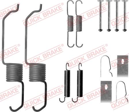 QUICK BRAKE 1050798 - Set accesorii, sabot de frana aaoparts.ro