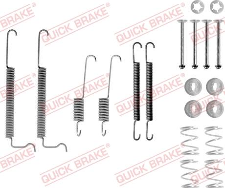 QUICK BRAKE 1050744 - Set accesorii, sabot de frana aaoparts.ro