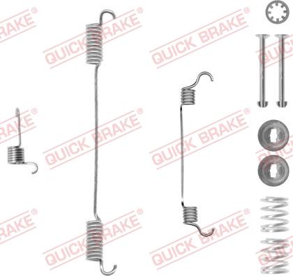 QUICK BRAKE 10507401R - Set accesorii, sabot de frana aaoparts.ro