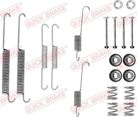 QUICK BRAKE 1050754 - Set accesorii, sabot de frana aaoparts.ro