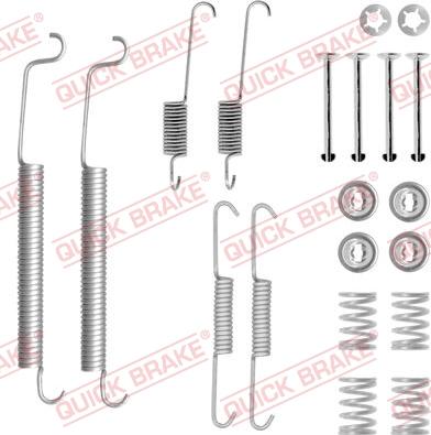 QUICK BRAKE 1050756 - Set accesorii, sabot de frana aaoparts.ro