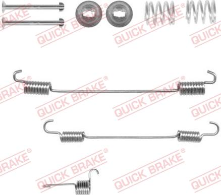 QUICK BRAKE 10507501R - Set accesorii, sabot de frana aaoparts.ro