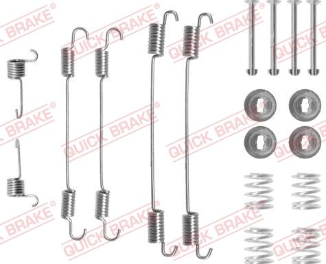 QUICK BRAKE 105-0750 - Set accesorii, sabot de frana aaoparts.ro