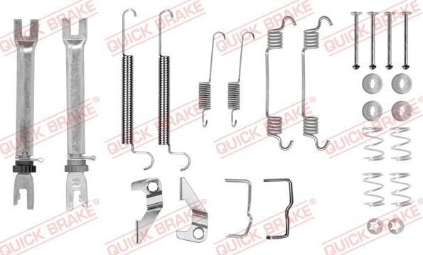 QUICK BRAKE 105-0766S - Set accesorii, sabot de frana aaoparts.ro