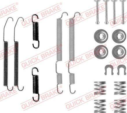 QUICK BRAKE 1050760 - Set accesorii, sabot de frana aaoparts.ro