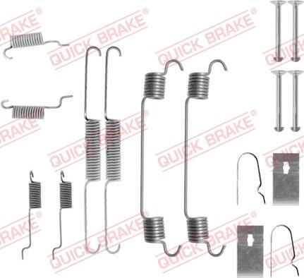 QUICK BRAKE 1050767 - Set accesorii, sabot de frana aaoparts.ro