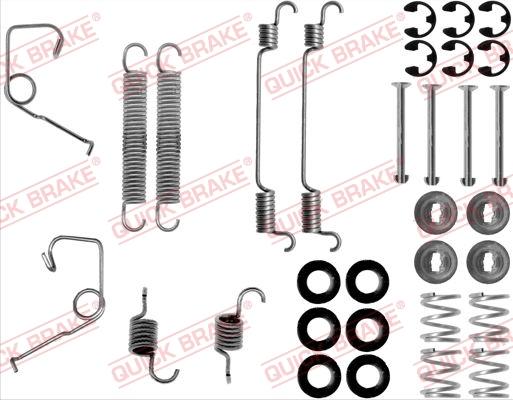 QUICK BRAKE 1050706 - Set accesorii, sabot de frana aaoparts.ro