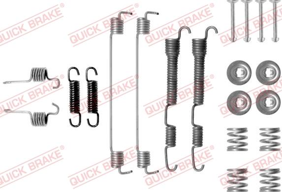QUICK BRAKE 1050785 - Set accesorii, sabot de frana aaoparts.ro