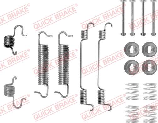 QUICK BRAKE 1050780 - Set accesorii, sabot de frana aaoparts.ro