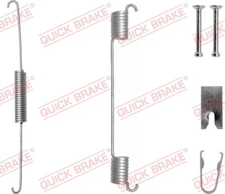 QUICK BRAKE 105-0781-1 - Set accesorii, sabot de frana aaoparts.ro
