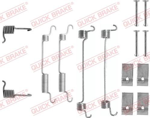 QUICK BRAKE 1050735 - Set accesorii, sabot de frana aaoparts.ro