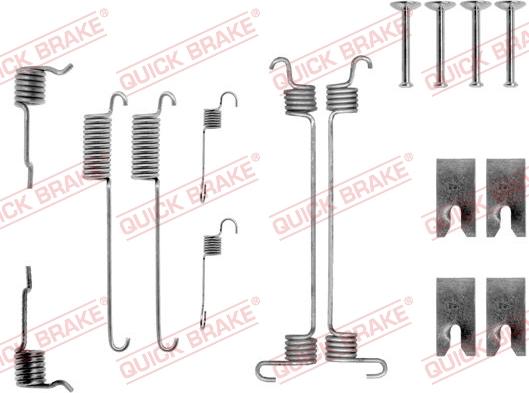 QUICK BRAKE 1050731 - Set accesorii, sabot de frana aaoparts.ro