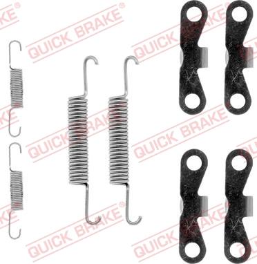 QUICK BRAKE 1050720 - Set accesorii, saboti frana parcare aaoparts.ro