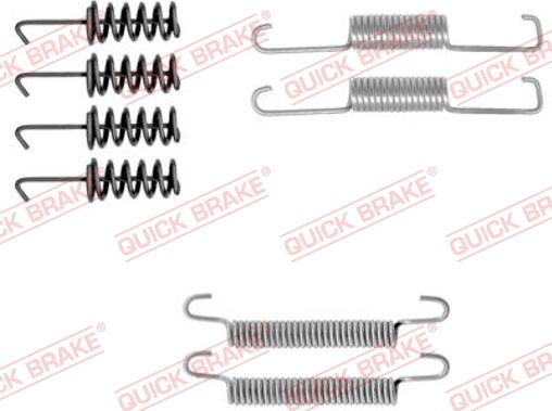 QUICK BRAKE 1050774 - Set accesorii, saboti frana parcare aaoparts.ro